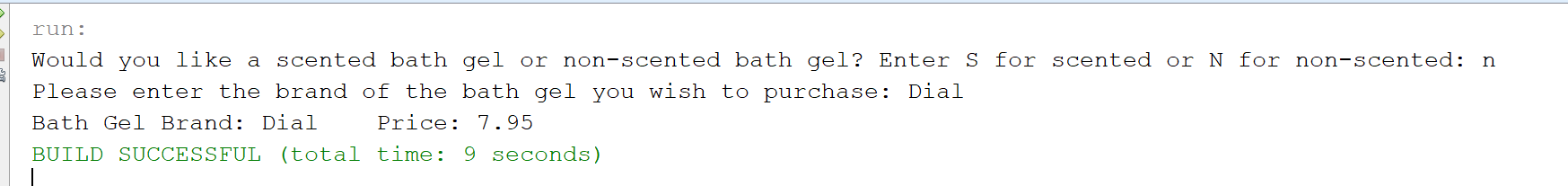 Question 4 Output 1